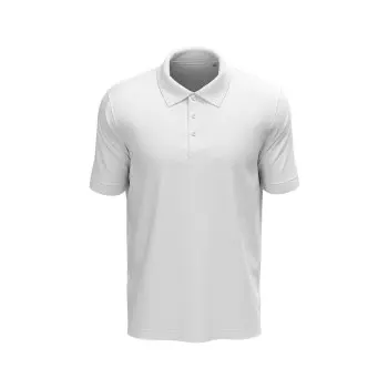 Stedman Stedman Lux Short Sleeve Polo Hvit bomull 4XL Herre