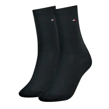 Tommy Hilfiger Tommy Hilfiger Strømper 2P Women Classic Casual Socks Mørkblå Str 39/42 Dame