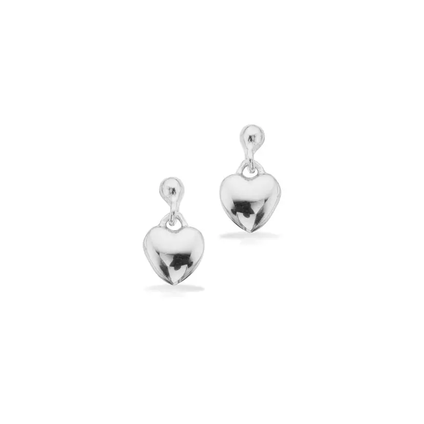 Scrouples Scrouples - Sølv øreringe med 6mm hjerte - 139972