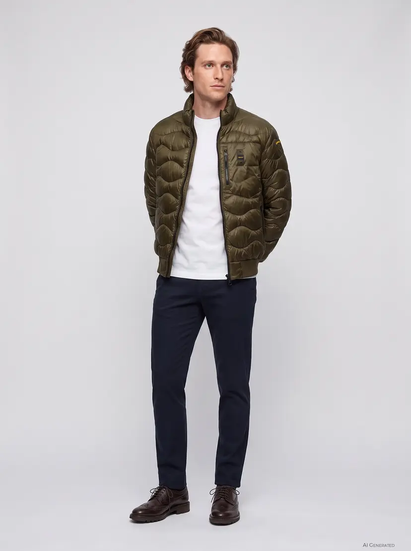 Blauer Blauer BLUC03067 Green Puffer jacket
