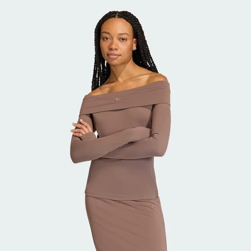 Adidas OFF-SHOULDER LONG SLEEVE Overdel