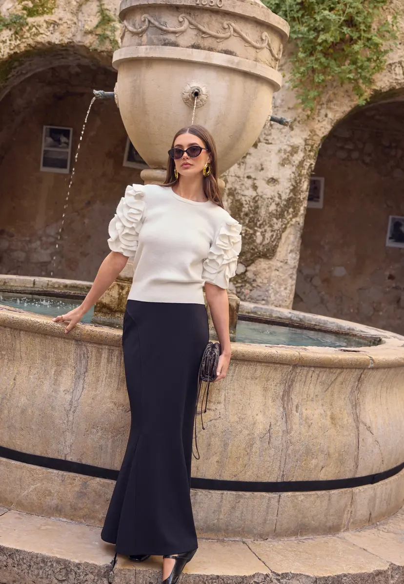 Bubbleroom Mermaid Maxi Skirt