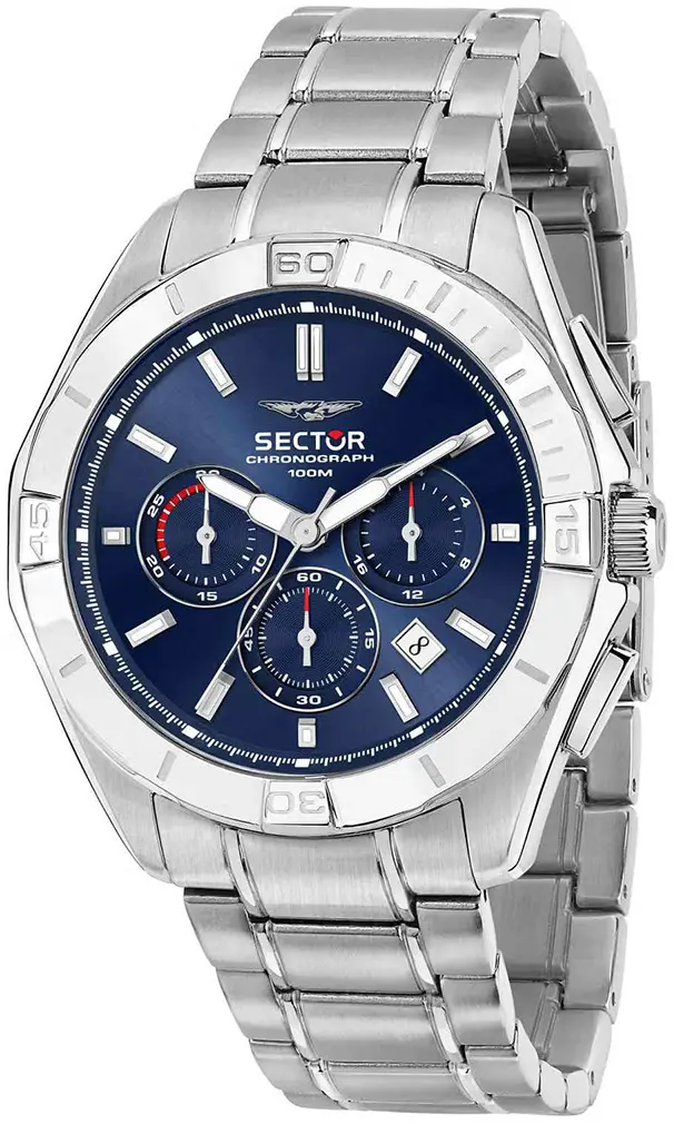 Sector Sector 790 Herreklokke R3273636004 Blå/Stål Ø42 mm