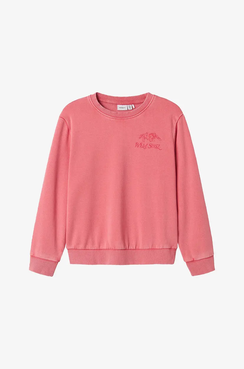 NAME IT Collegegenser nkfKassia Nreg Sweat Unb Box - Rosa