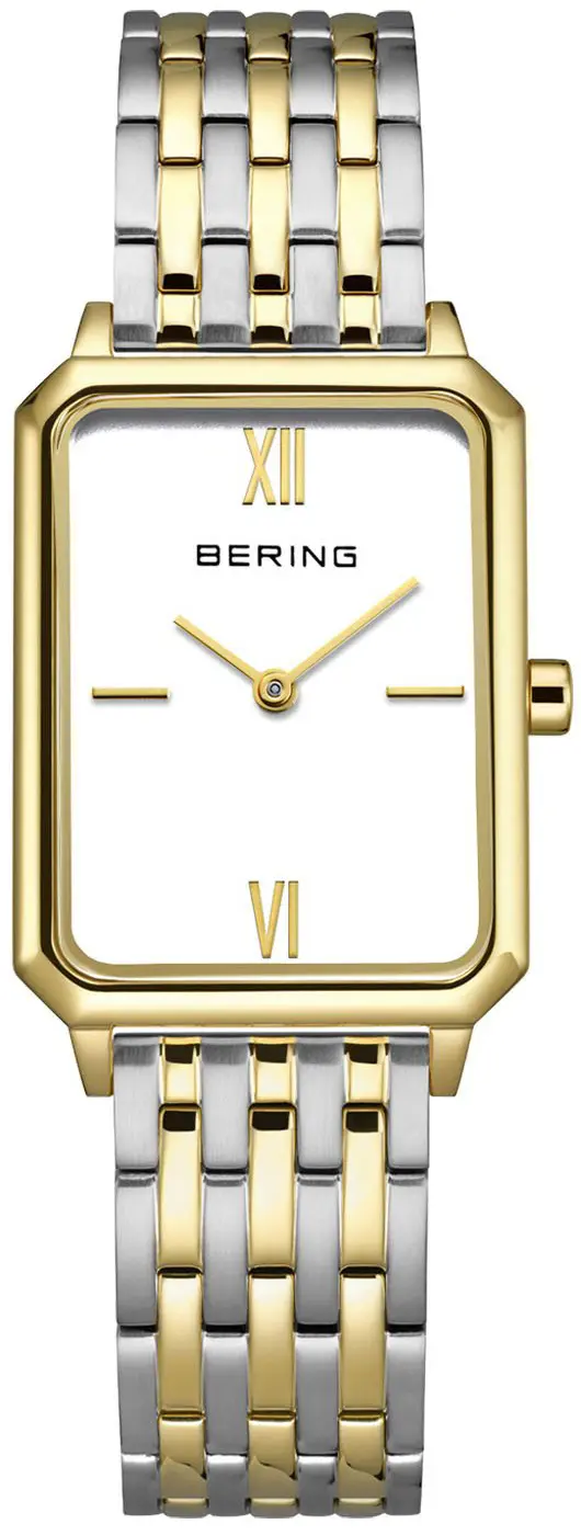 BERING Bering Dameklokke 17423-714 Classic Hvit/Gulltonet stål