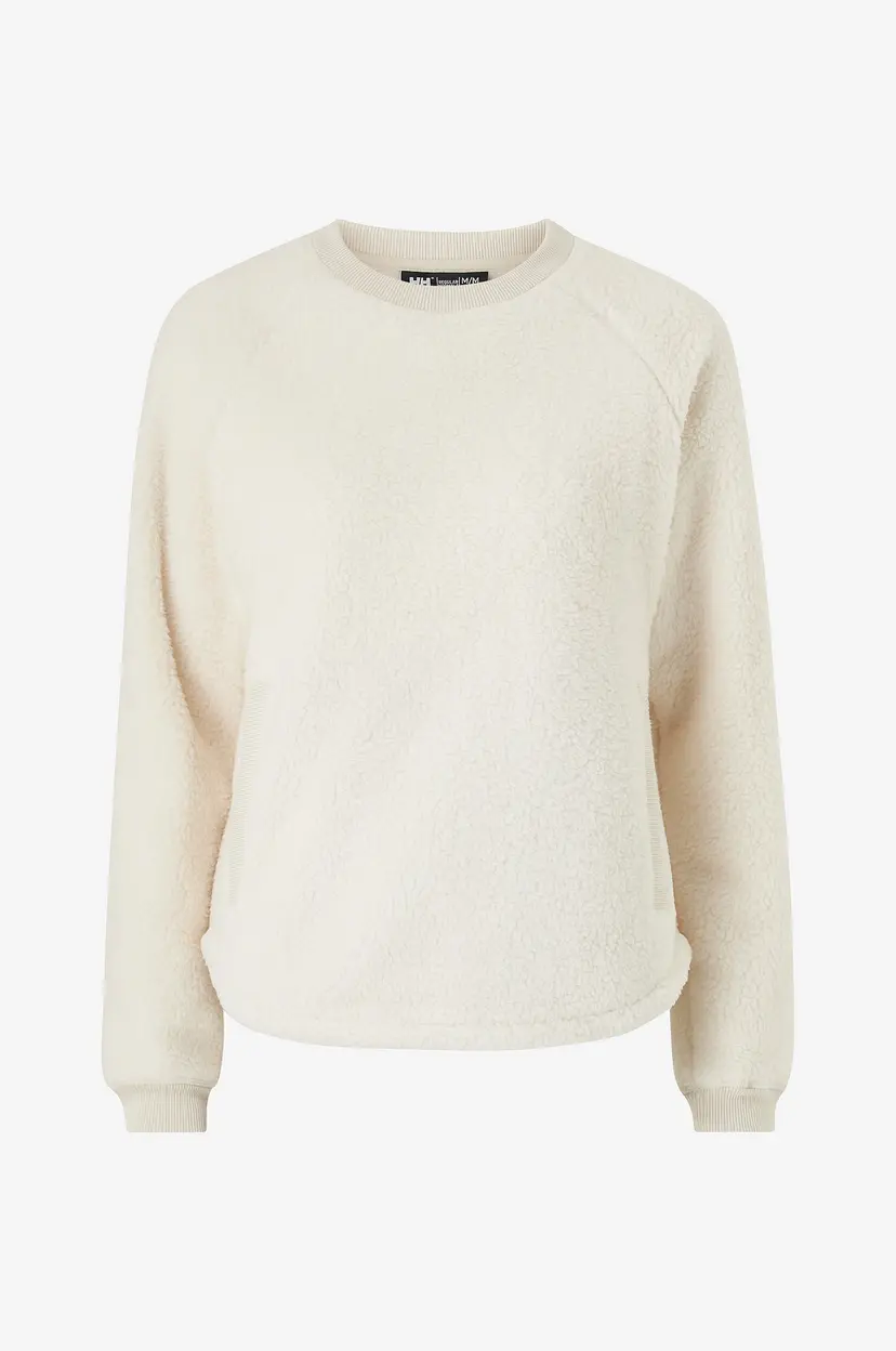 Helly Hansen Fleeceskjorte W Escape Teddy Sweater - Hvit