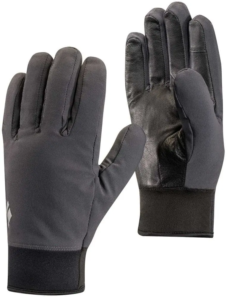 Black Diamond Black Diamond Midweight Softshell Gloves Smoke