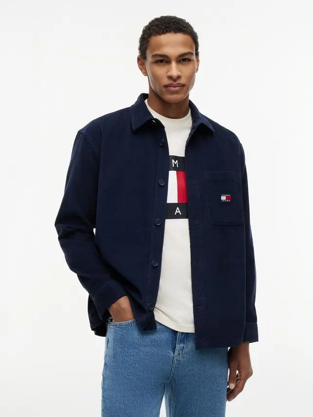 Tommy Jeans TJM BRICK CORD OVERSHIRT EXT