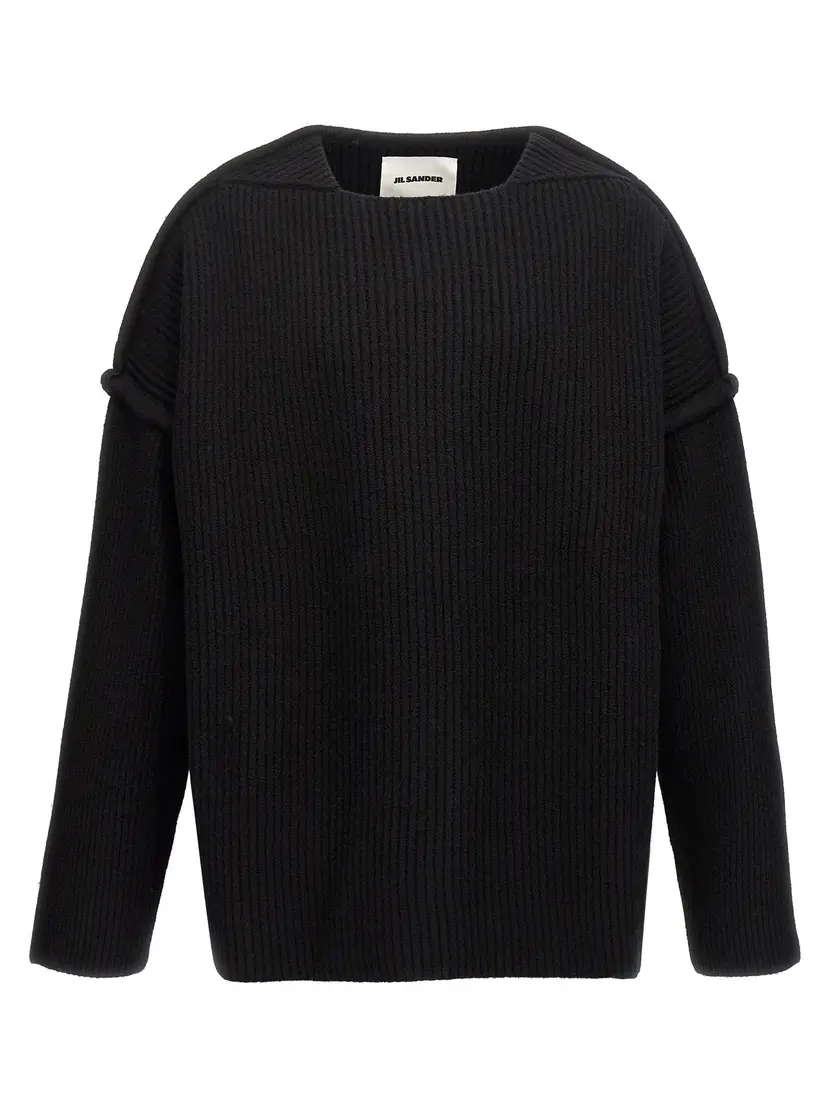 Jil Sander Jil Sander Strikkegensere – Svart