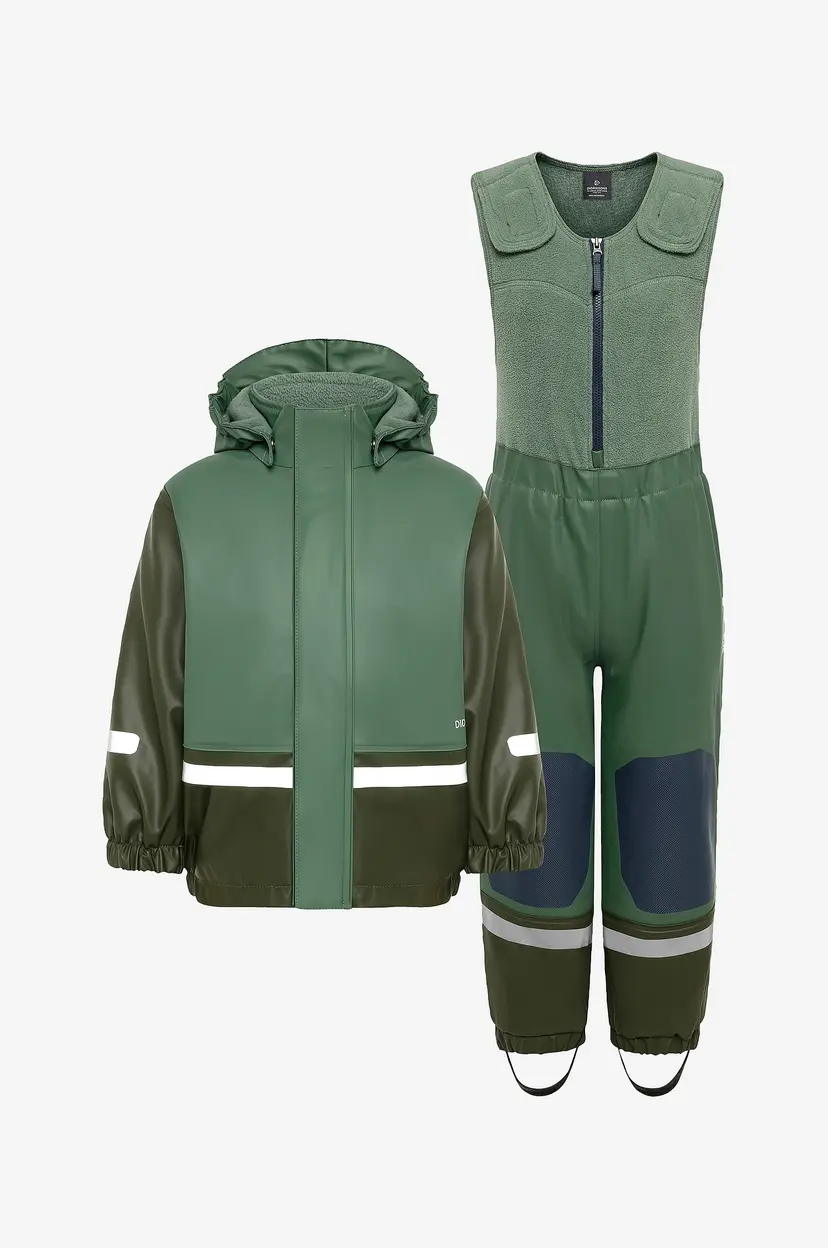 Didriksons Regnsett Boardman Kids Set 12 - Grønn