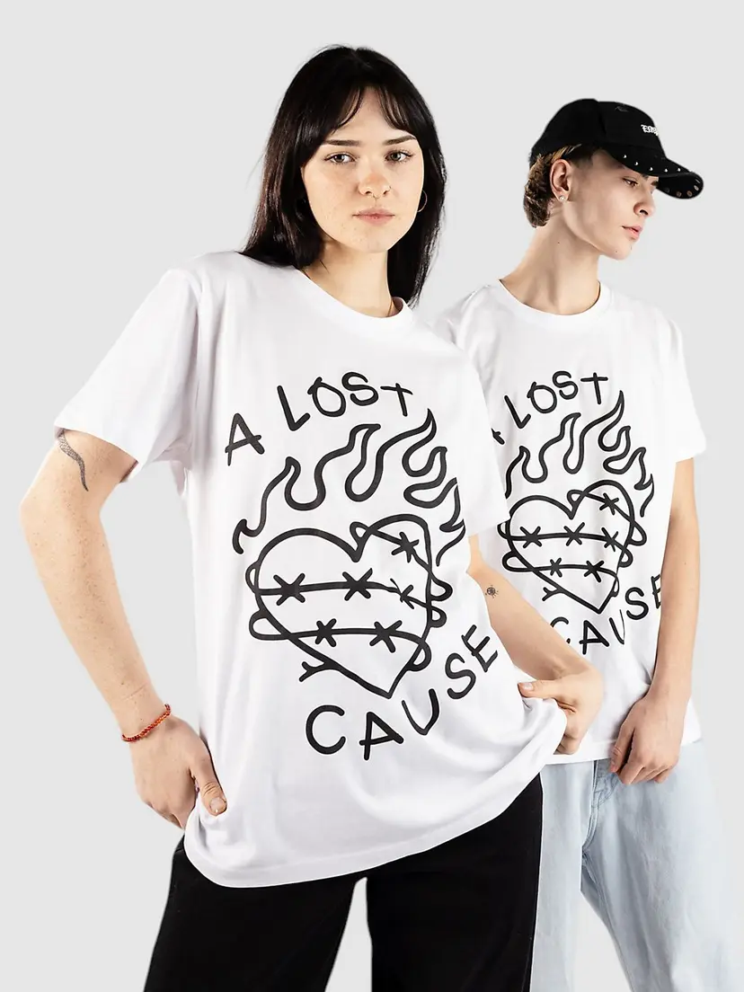 A Lost Cause A Lost Cause Lethal Love T-skjorte hvit