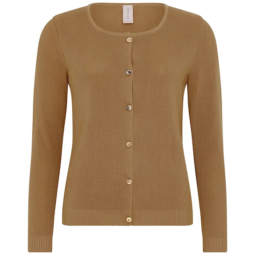 Skovhuus Skovhuus Kvinne Strikket Cardigan Mink Brown XXL
