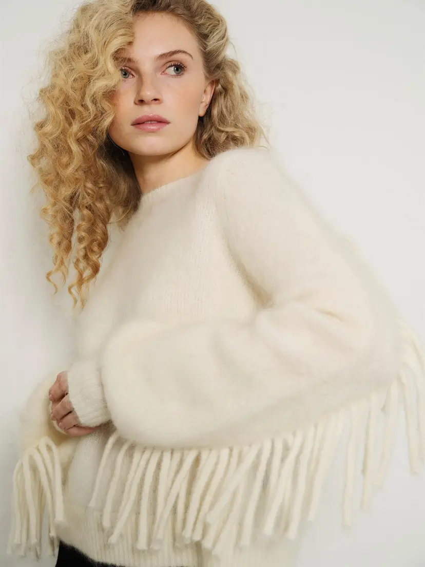 ella&il Isabel Chunky Sweater Ivory - S