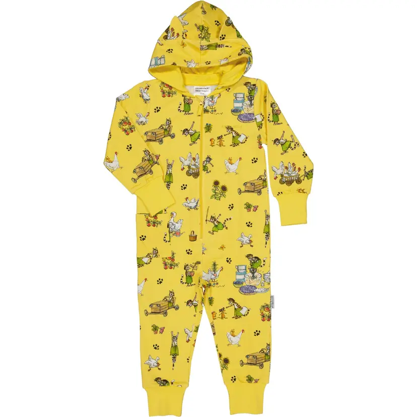 Geggamoja Jumpsuit Pettson och Findus Gul - 86/92