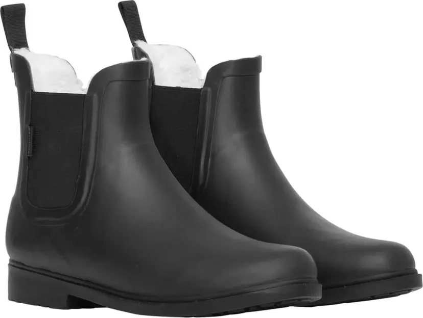 Urberg Urberg Womens Malme Rubber Fleece Boots Black Beauty
