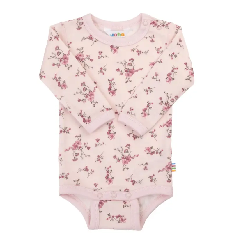 Joha Joha - Body i Ull/ Bambus Blomst Lys Rosa