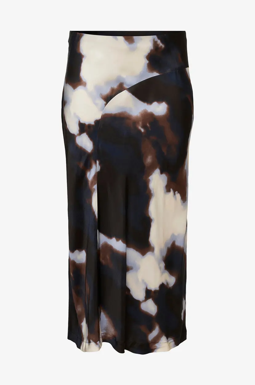 Vero Moda Curve Maxi skjørt vmcJade Ollie Ankle Skirt Wvn Cur - Brun