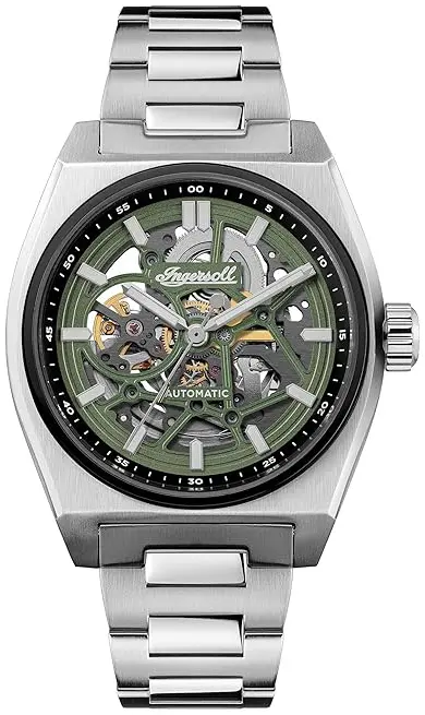 Ingersoll Ingersoll Herreklokke I14304 The Vert Grønn/Stål Ø43 mm