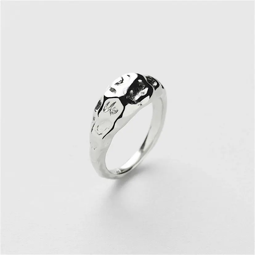 Hammered Pinky Finger ring