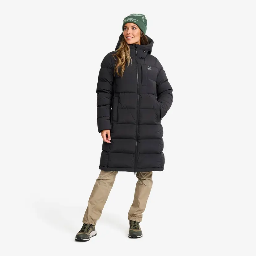 RevolutionRace Flexpedition Down Parka Dame Black