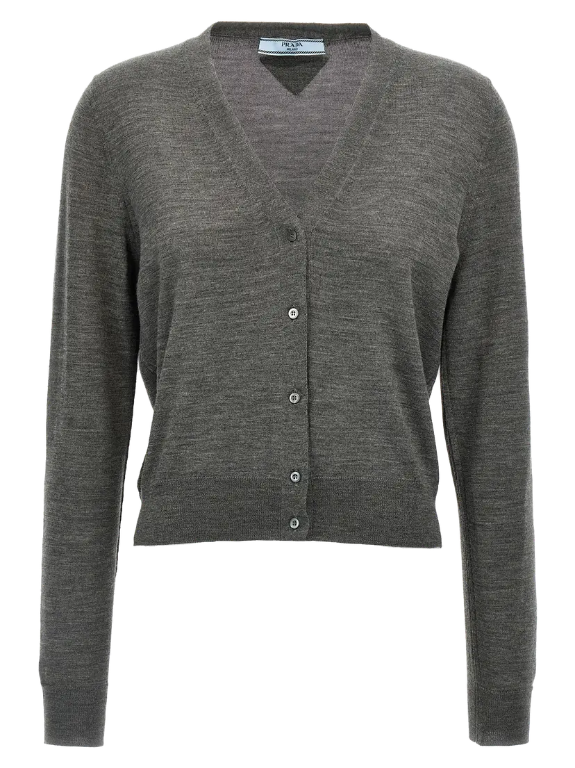 Prada Prada Cardigans – Grå