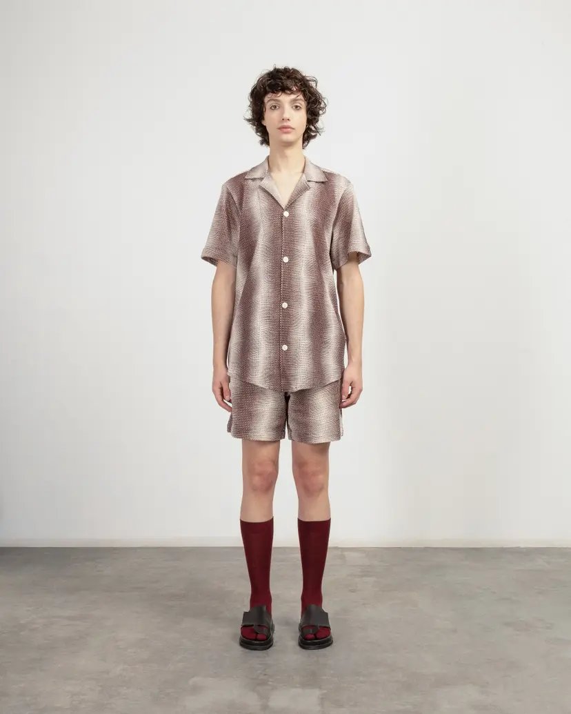 Oas OAS 7014-05 Beige Short sleeve shirt
