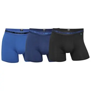 JBS of Denmark JBS 3P Bamboo Boxers Svart/Blå Herre