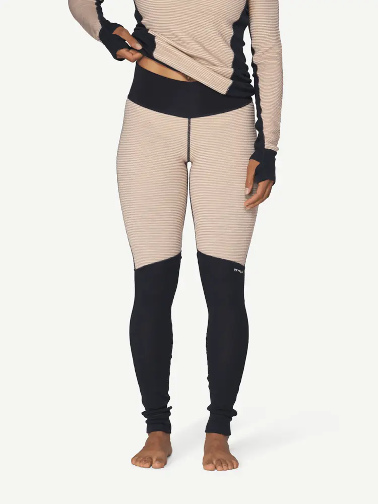 Devold Devold - Reverso Merino Stilongs Dame - Large - Beige
