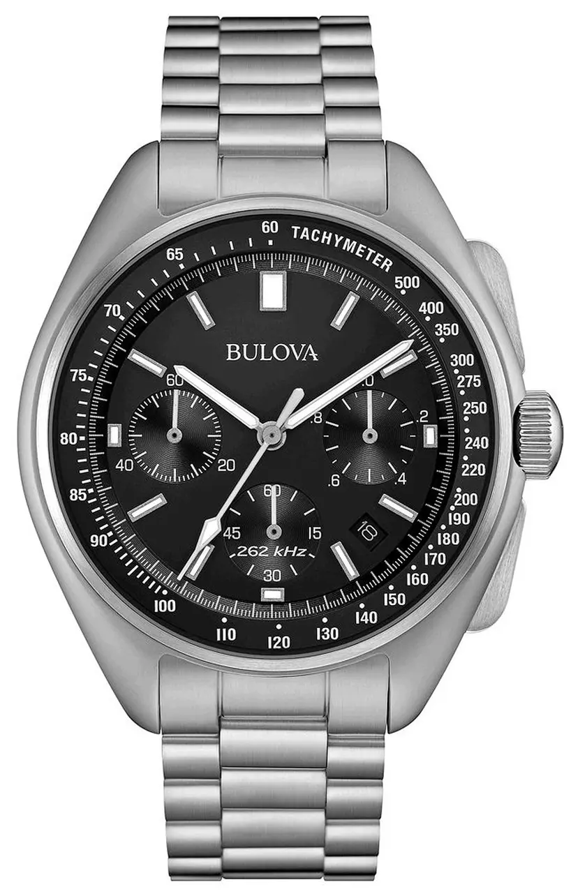 Bulova Bulova Herreklokke 96B258 Bracelet Sort/Stål Ø45 mm