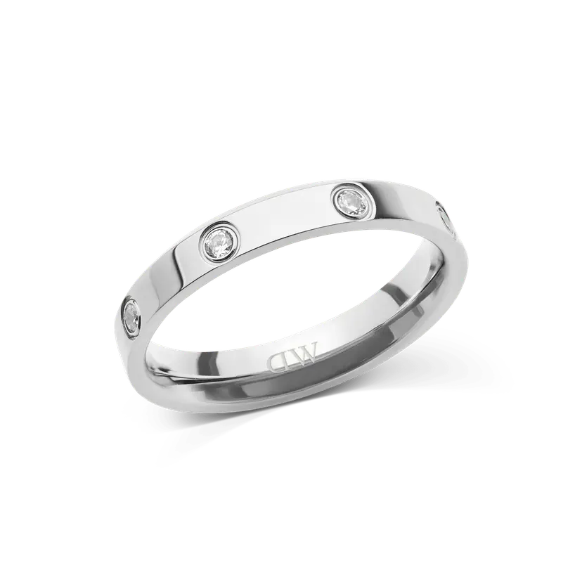 Daniel Wellington Silver Ring Classic Lumine 4 Mm | DW