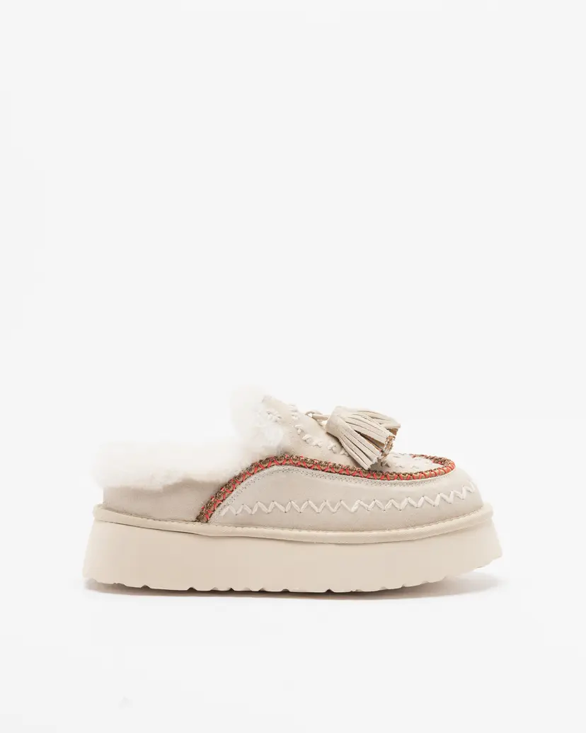Nan-Ku Couture Nan-Ku Couture DFH-15 Beige Slide sandals