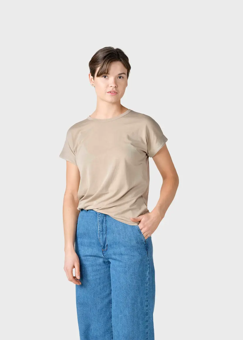 Klitmøller Collective ApS Sigrid tee - Sand