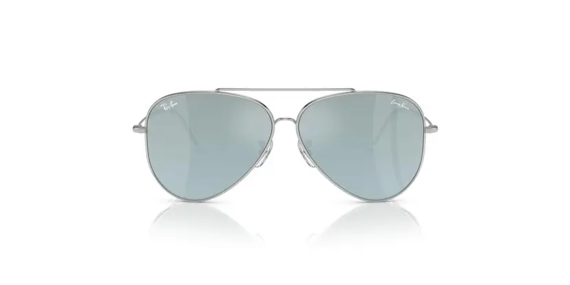 Ray-Ban LENNY KRAVITZ X AVIATOR REVERSE R0101S solbriller, sølv