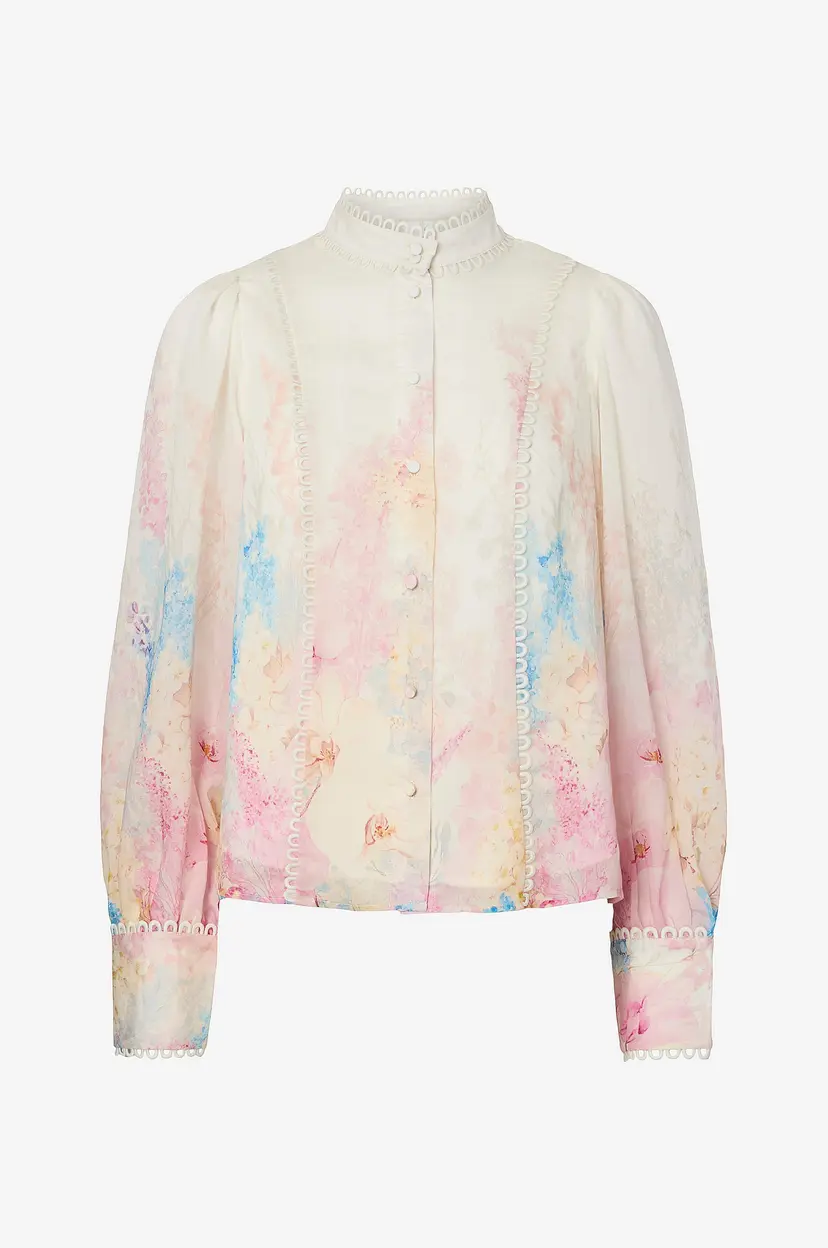 Y.A.S Bluse yasFlorence LS - Hvit