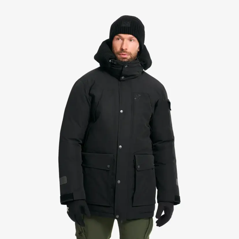 RevolutionRace Tempest Insulated Parka Herre Black