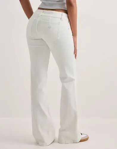 Abrand Jeans Abrand Jeans - Hvit - 00 Super Low Kick Tall