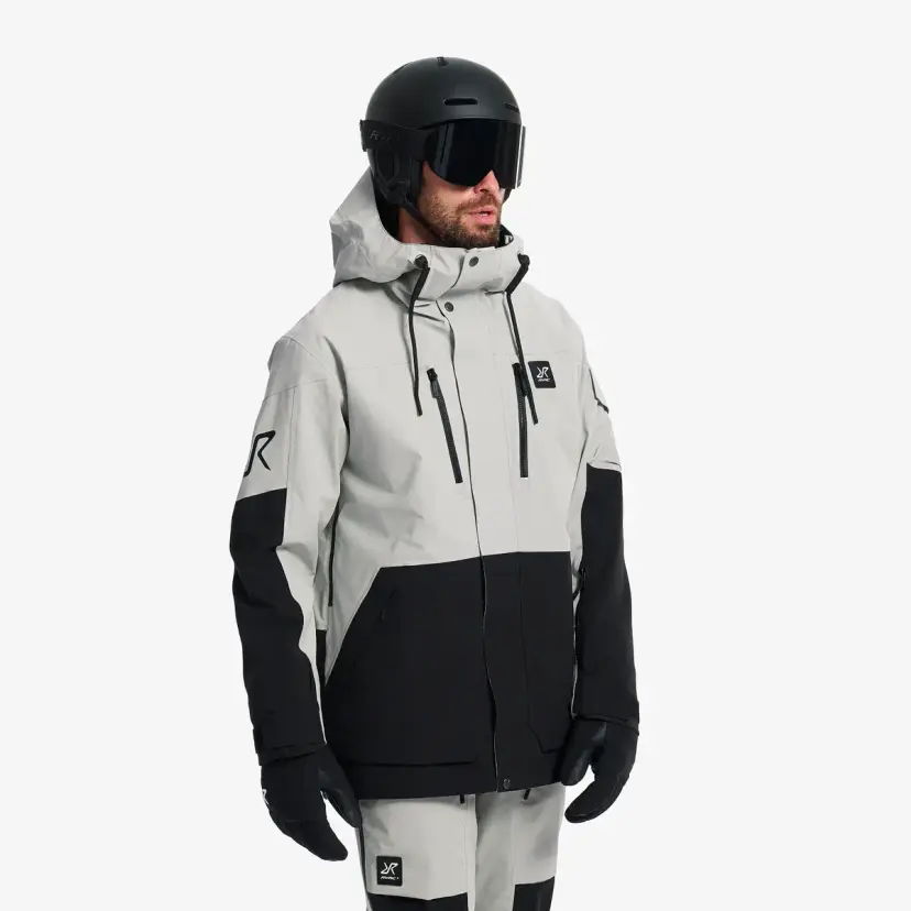 RevolutionRace AccXel 2L Ski Jacket Herre Alloy Grey/Black