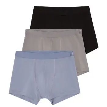 Bread & Boxers Bread and Boxers Boxer Briefs 6P Svart/Blå økologisk bomull XX-Large Herre