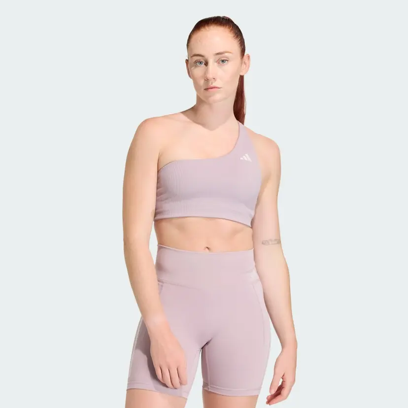 Adidas Optime Workout Rib One Shoulder Light Support BH