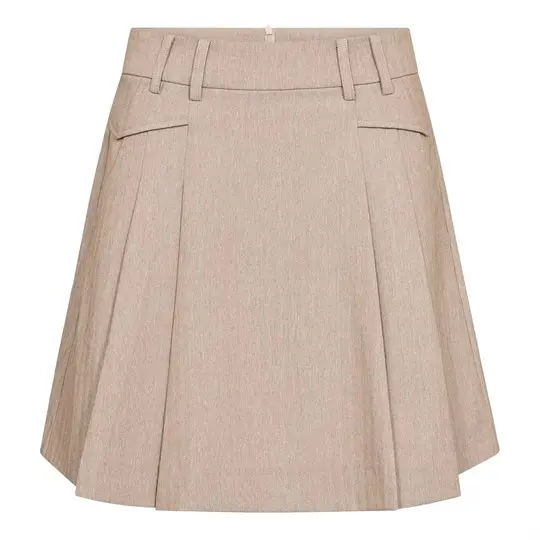 Co Couture Co' Couture - Marlo Pocket Pleat Mini Skirt - Sand