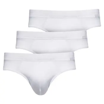 Jockey Jockey 3P Cotton Plus Brief Hvit Herre