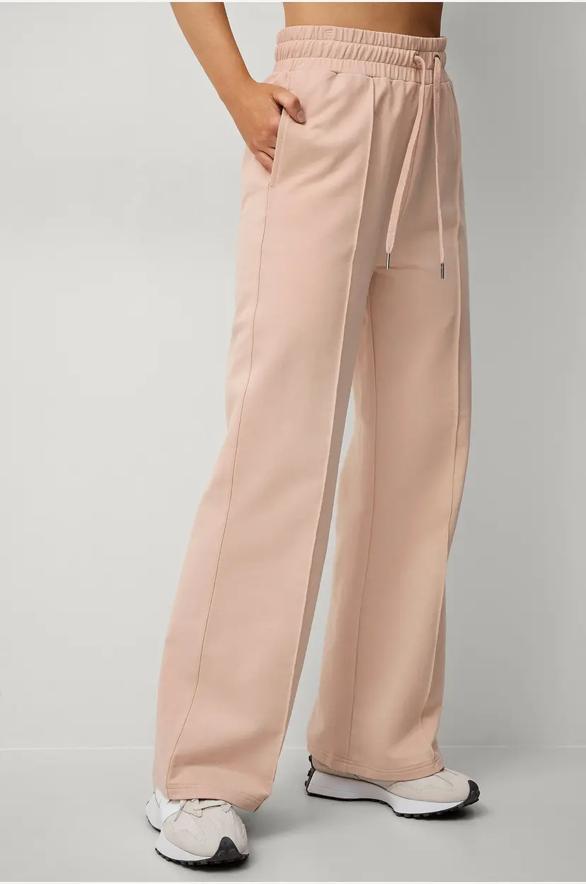 Ellos STUDIO Sweatbukser Flare Soft - Rosa