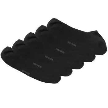 Resteröds Resteröds Strømper 5P Bamboo Invisible Socks Svart Str 40/45 Herre