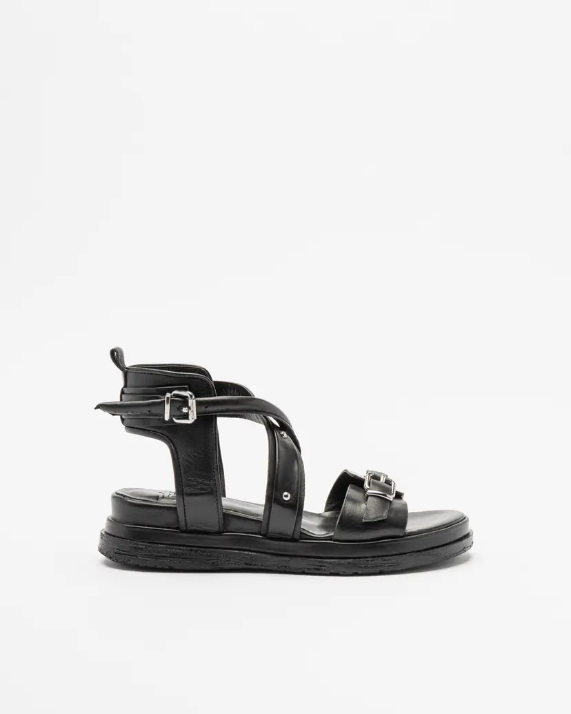 PROF PROF X12-2 Black Sandals