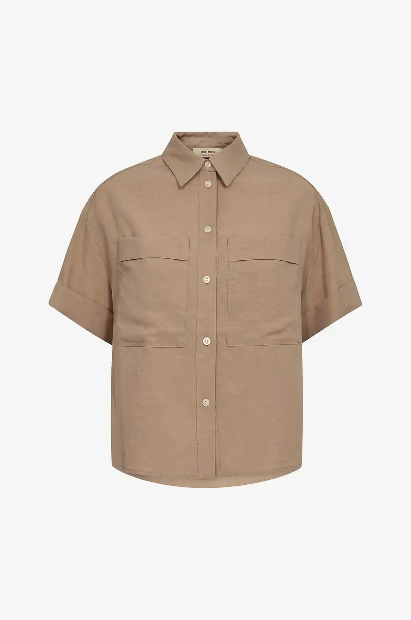 Mos Mosh Skjorte mmHavannah Alexis Shirt - Beige