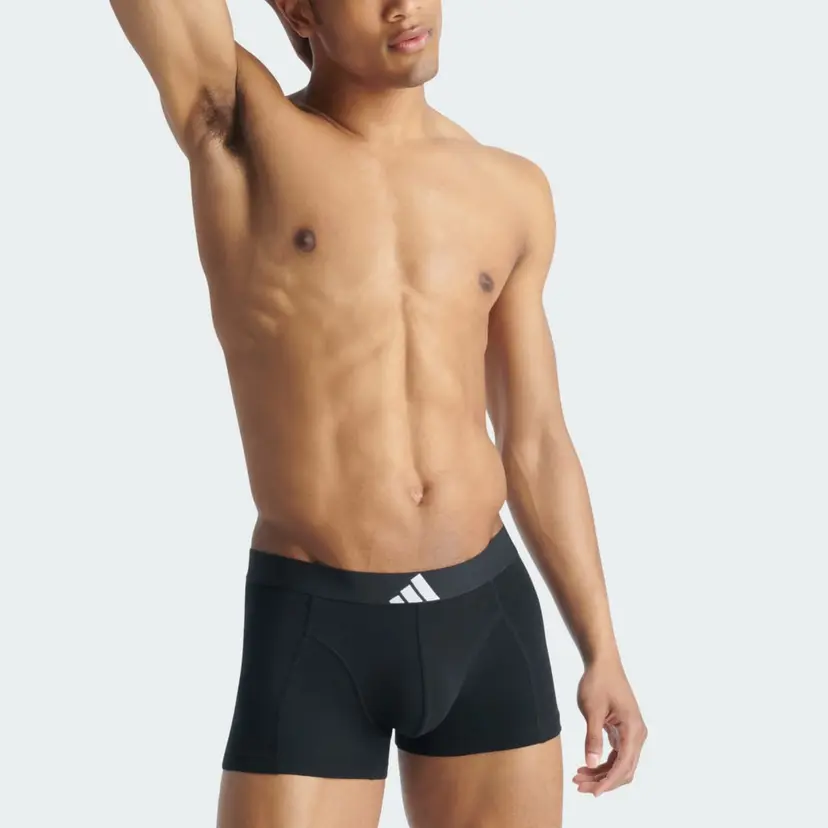 Adidas Active Flex Cotton Body Bokser Undertøy, pakke med 3