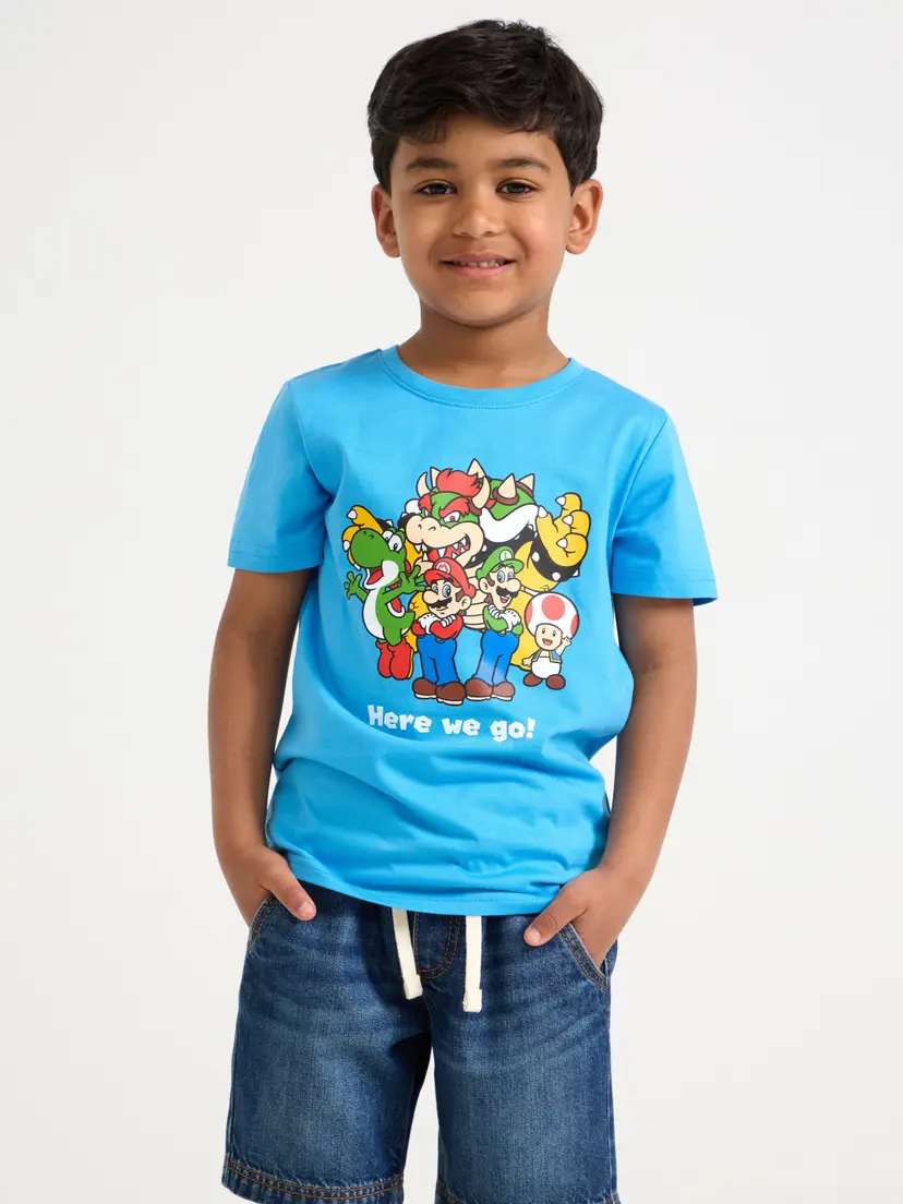 Lindex Super Mario t-skjorte