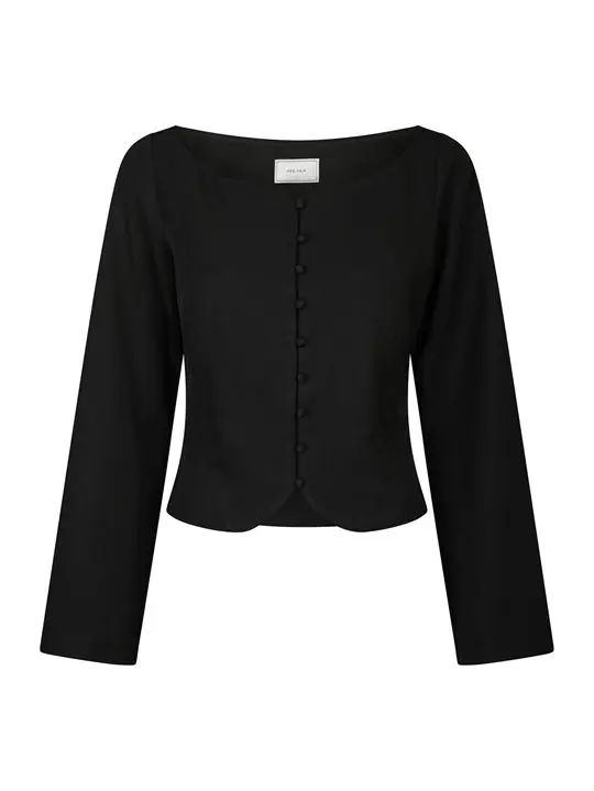 Neo Noir Neo Noir - Salsa Structure Blouse - Black