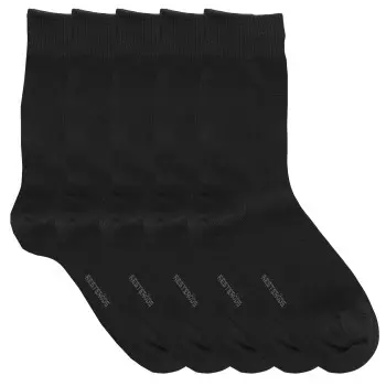 Resteröds Resteröds Strømper 5P Organic Cotton Socks Svart Str 40/45 Herre