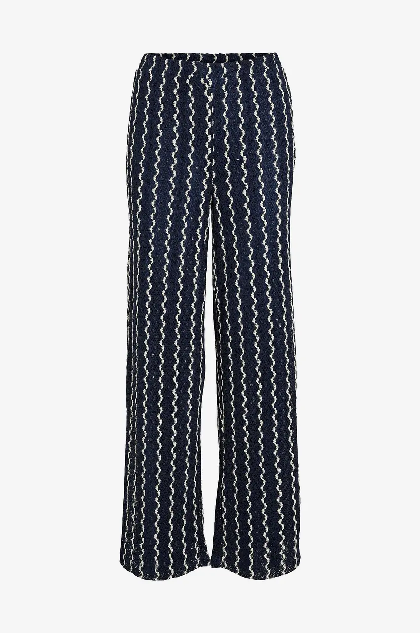 Vila Bukse viEllen HW Wide Fit Pants - Blå
